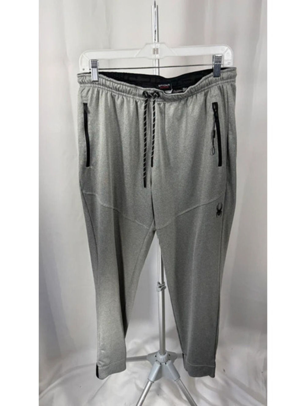 Spyder Active ProWEB Grey Jogger Zip Pockets Athletic Mens Sz M